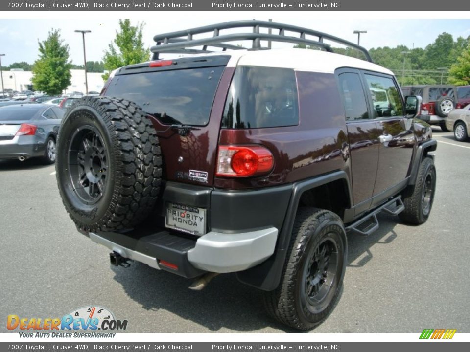 2007 Toyota FJ Cruiser 4WD Black Cherry Pearl / Dark Charcoal Photo #5