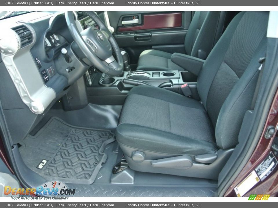 2007 Toyota FJ Cruiser 4WD Black Cherry Pearl / Dark Charcoal Photo #8