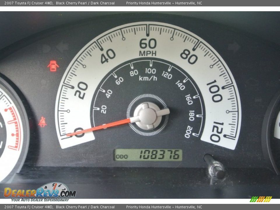 2007 Toyota FJ Cruiser 4WD Black Cherry Pearl / Dark Charcoal Photo #18