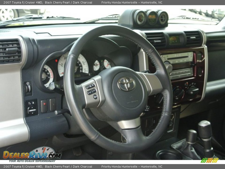 2007 Toyota FJ Cruiser 4WD Black Cherry Pearl / Dark Charcoal Photo #28