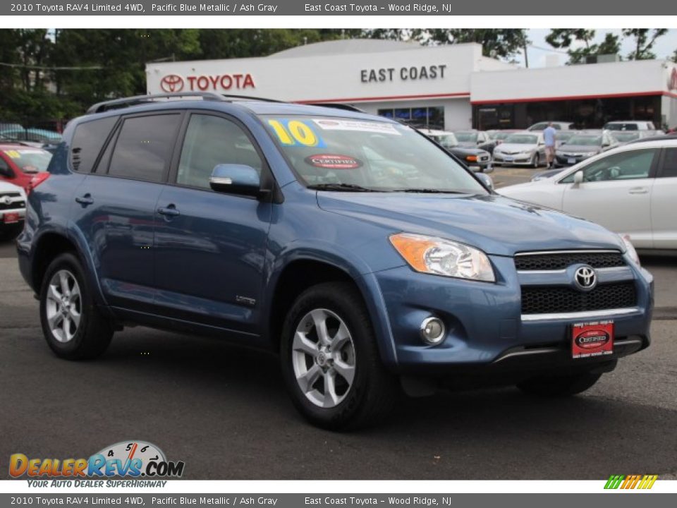 2010 Toyota RAV4 Limited 4WD Pacific Blue Metallic / Ash Gray Photo #1