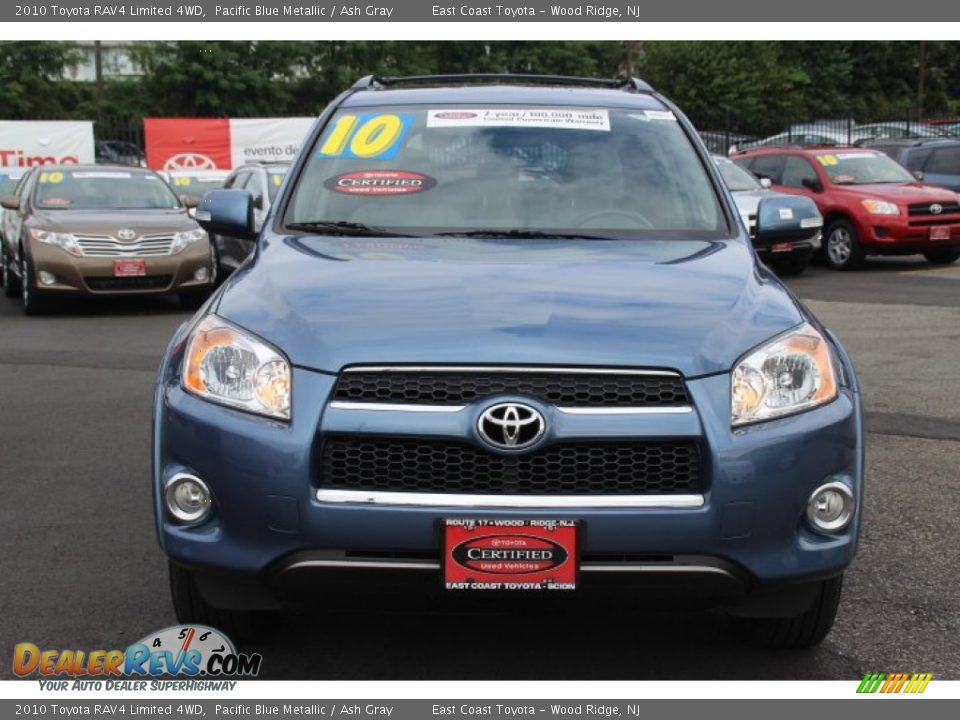 2010 Toyota RAV4 Limited 4WD Pacific Blue Metallic / Ash Gray Photo #2