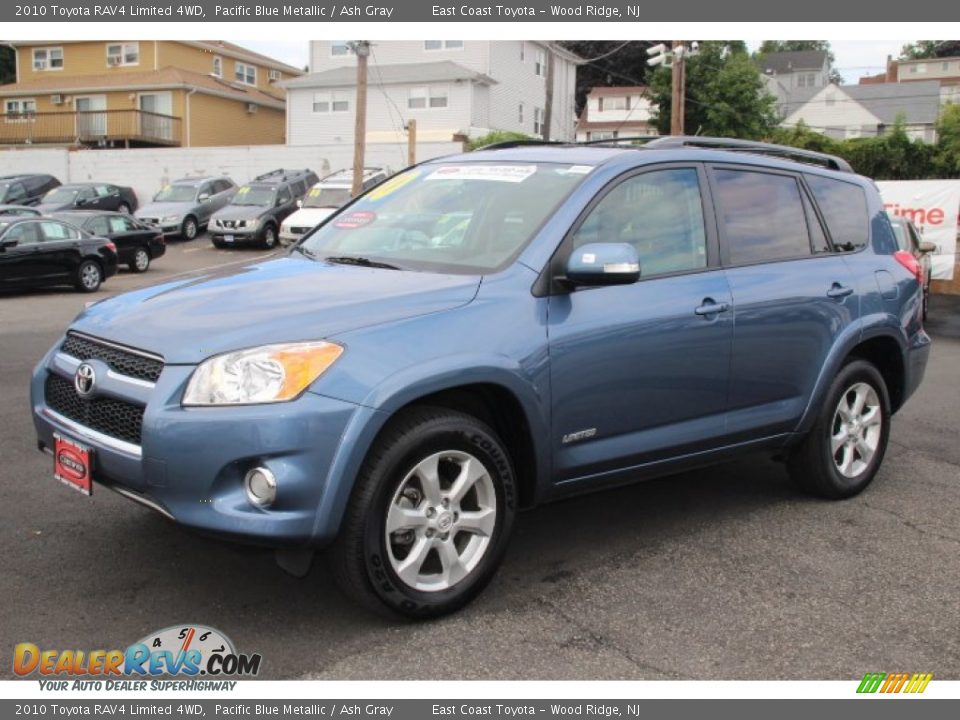 2010 Toyota RAV4 Limited 4WD Pacific Blue Metallic / Ash Gray Photo #3