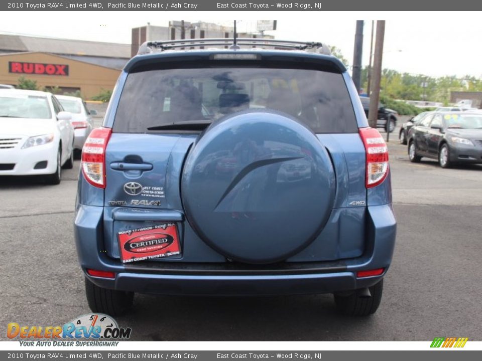 2010 Toyota RAV4 Limited 4WD Pacific Blue Metallic / Ash Gray Photo #5