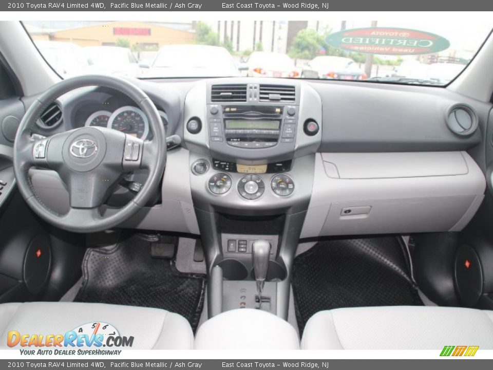 2010 Toyota RAV4 Limited 4WD Pacific Blue Metallic / Ash Gray Photo #10