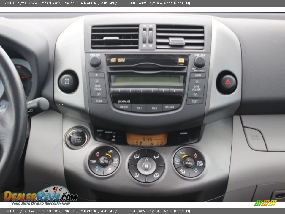 2010 Toyota RAV4 Limited 4WD Pacific Blue Metallic / Ash Gray Photo #11