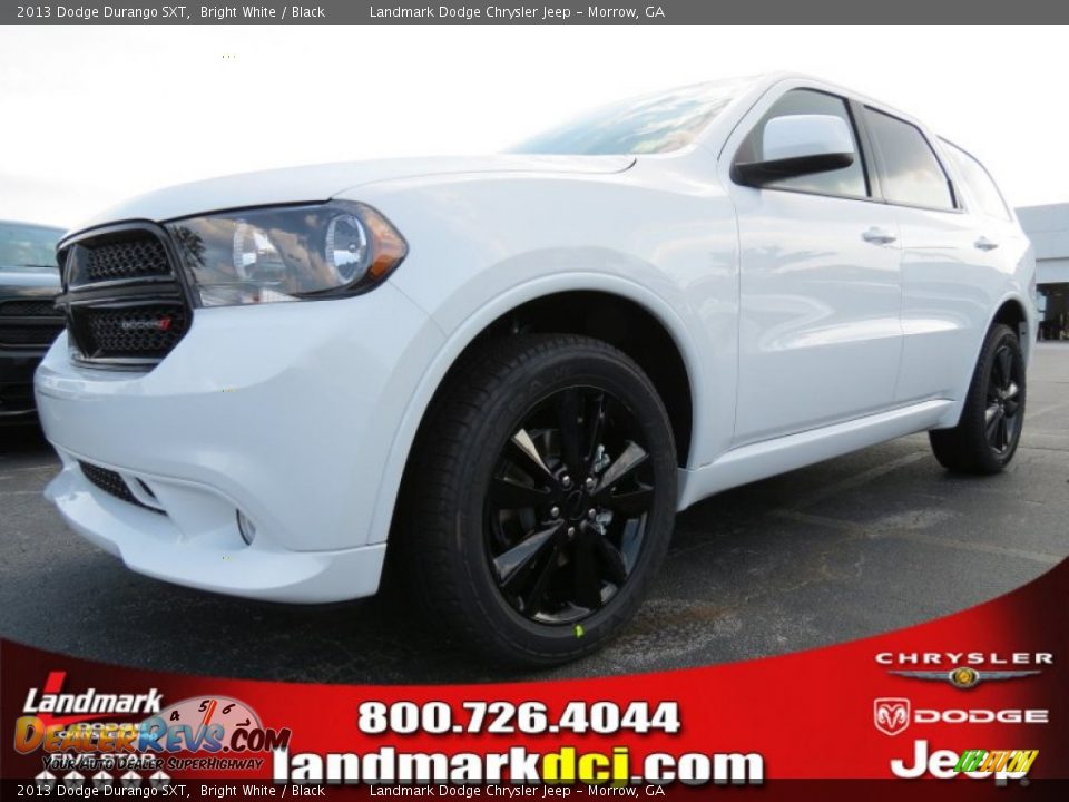 2013 Dodge Durango SXT Bright White / Black Photo #1