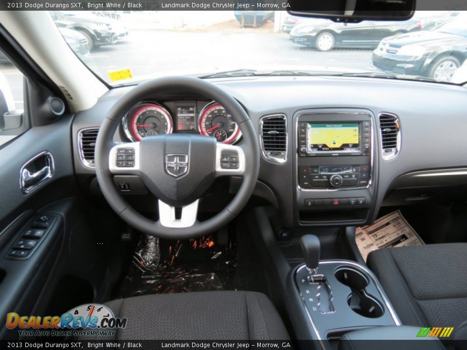 2013 Dodge Durango SXT Bright White / Black Photo #8