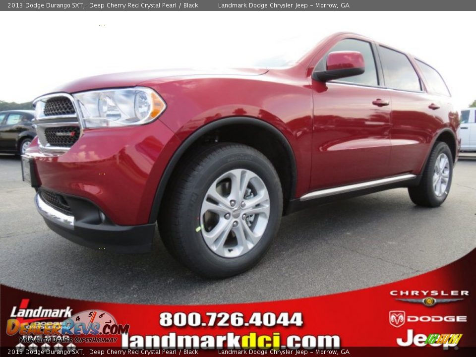 2013 Dodge Durango SXT Deep Cherry Red Crystal Pearl / Black Photo #1