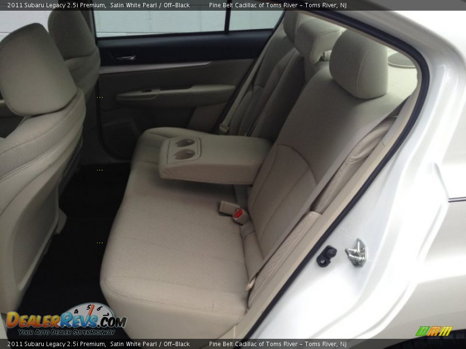 Rear Seat of 2011 Subaru Legacy 2.5i Premium Photo #7