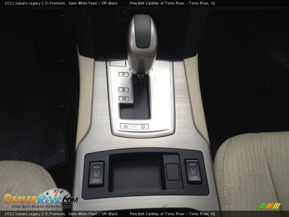 2011 Subaru Legacy 2.5i Premium Shifter Photo #10