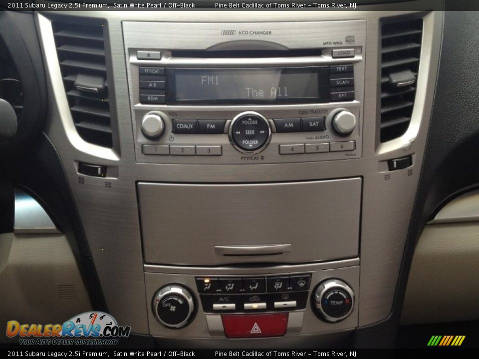 Controls of 2011 Subaru Legacy 2.5i Premium Photo #11