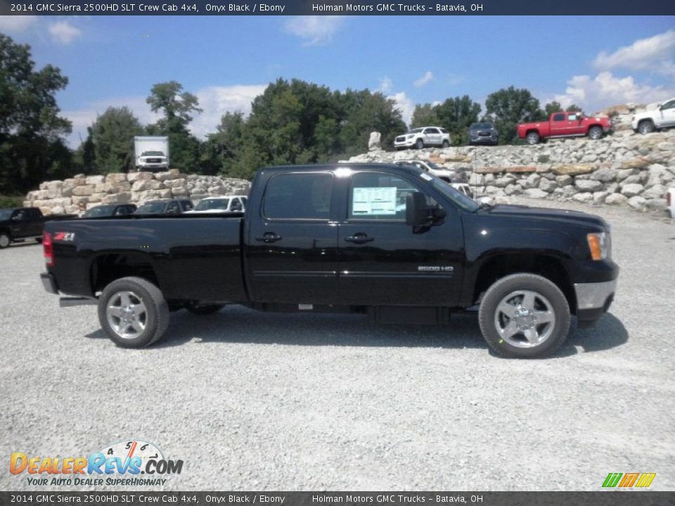 Onyx Black 2014 GMC Sierra 2500HD SLT Crew Cab 4x4 Photo #1