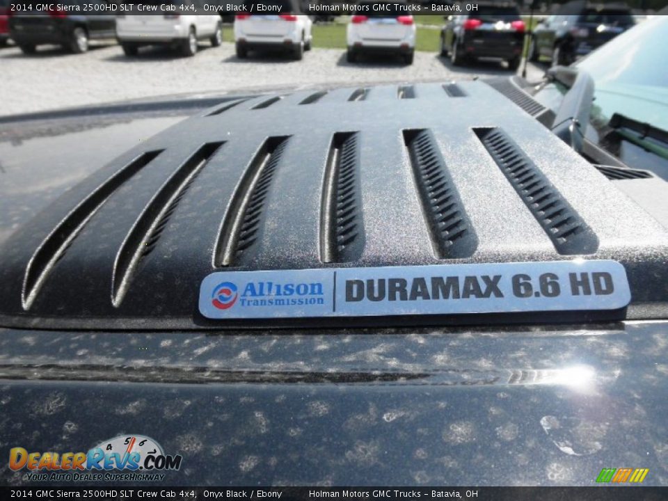 2014 GMC Sierra 2500HD SLT Crew Cab 4x4 Onyx Black / Ebony Photo #5