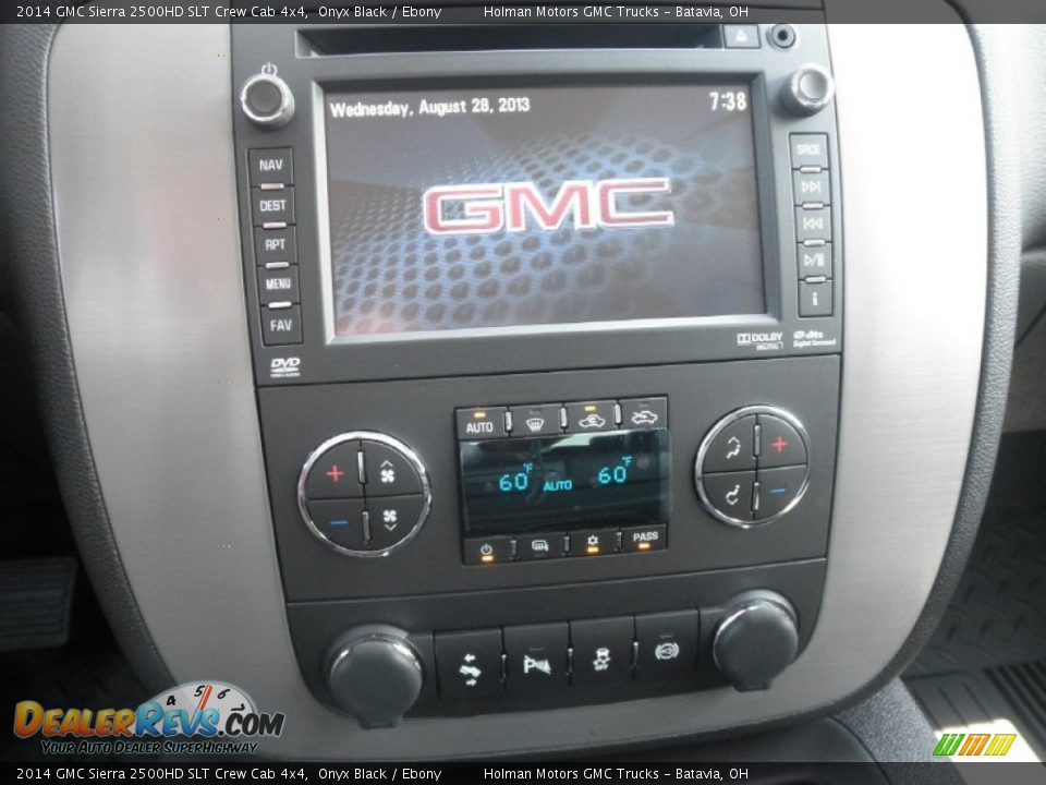 Controls of 2014 GMC Sierra 2500HD SLT Crew Cab 4x4 Photo #7