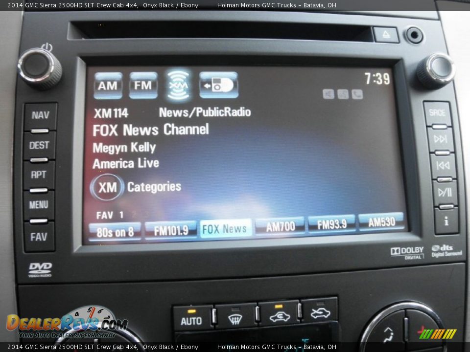 2014 GMC Sierra 2500HD SLT Crew Cab 4x4 Onyx Black / Ebony Photo #8