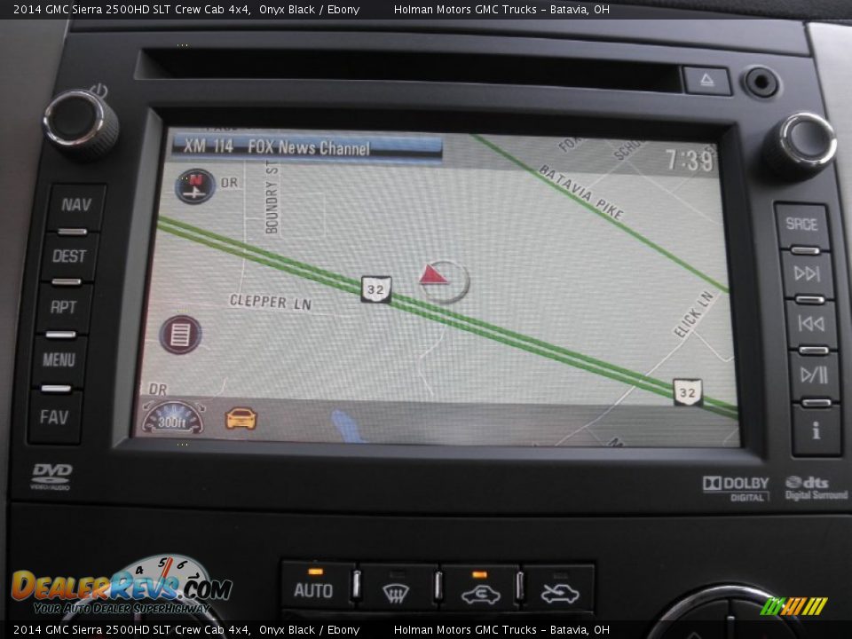 2014 GMC Sierra 2500HD SLT Crew Cab 4x4 Onyx Black / Ebony Photo #9