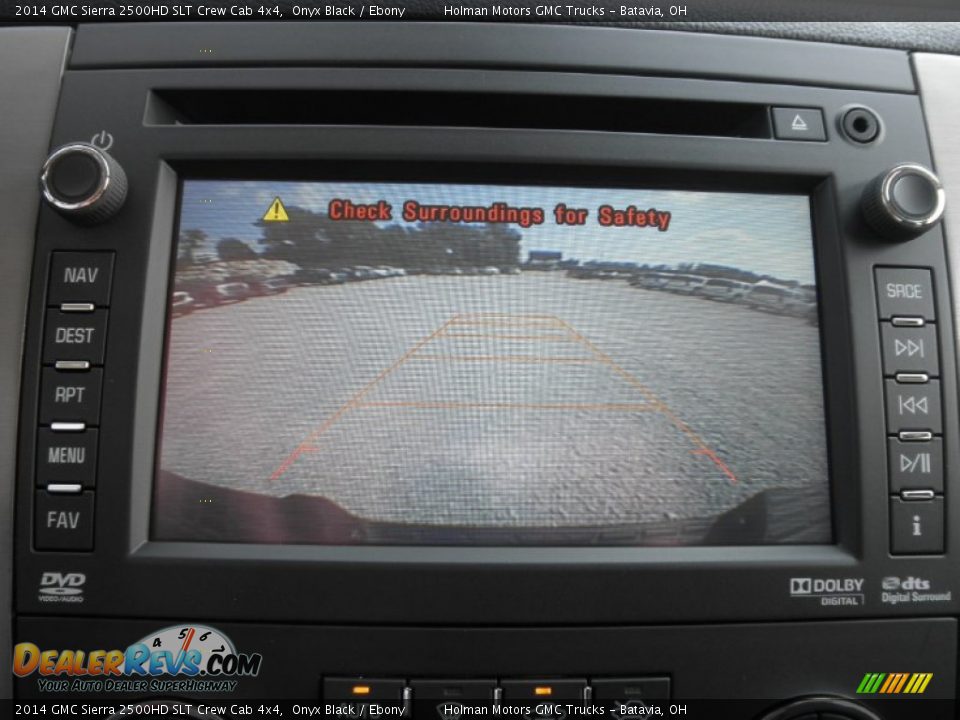 2014 GMC Sierra 2500HD SLT Crew Cab 4x4 Onyx Black / Ebony Photo #10