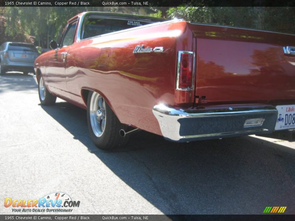 1965 Chevrolet El Camino Copper Red / Black Photo #10