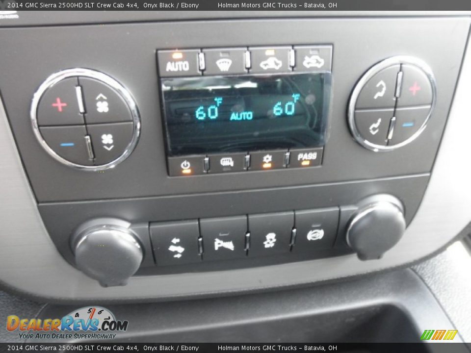 2014 GMC Sierra 2500HD SLT Crew Cab 4x4 Onyx Black / Ebony Photo #11