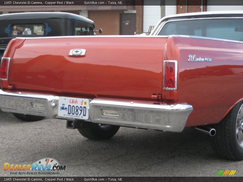 1965 Chevrolet El Camino Copper Red / Black Photo #11