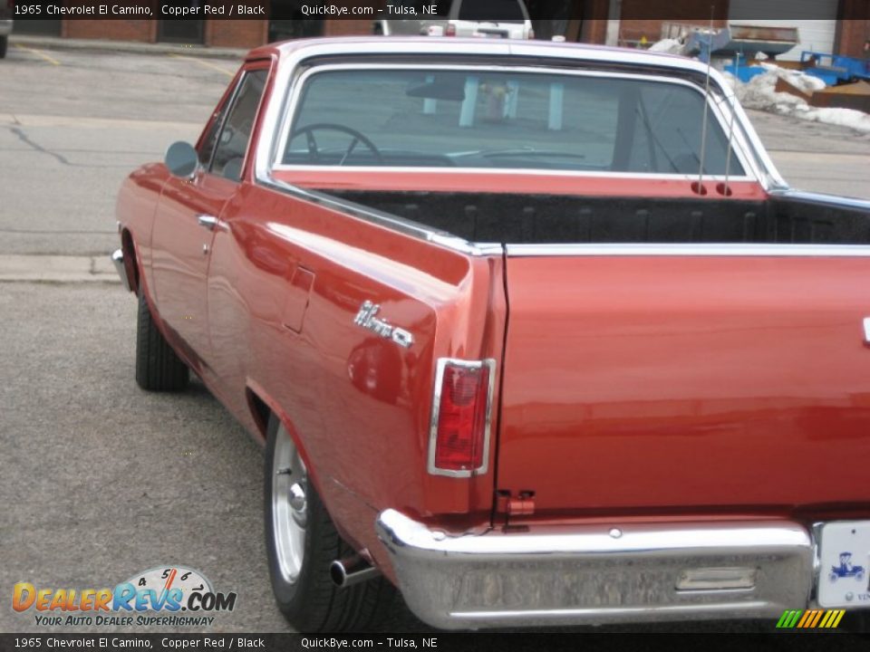1965 Chevrolet El Camino Copper Red / Black Photo #12