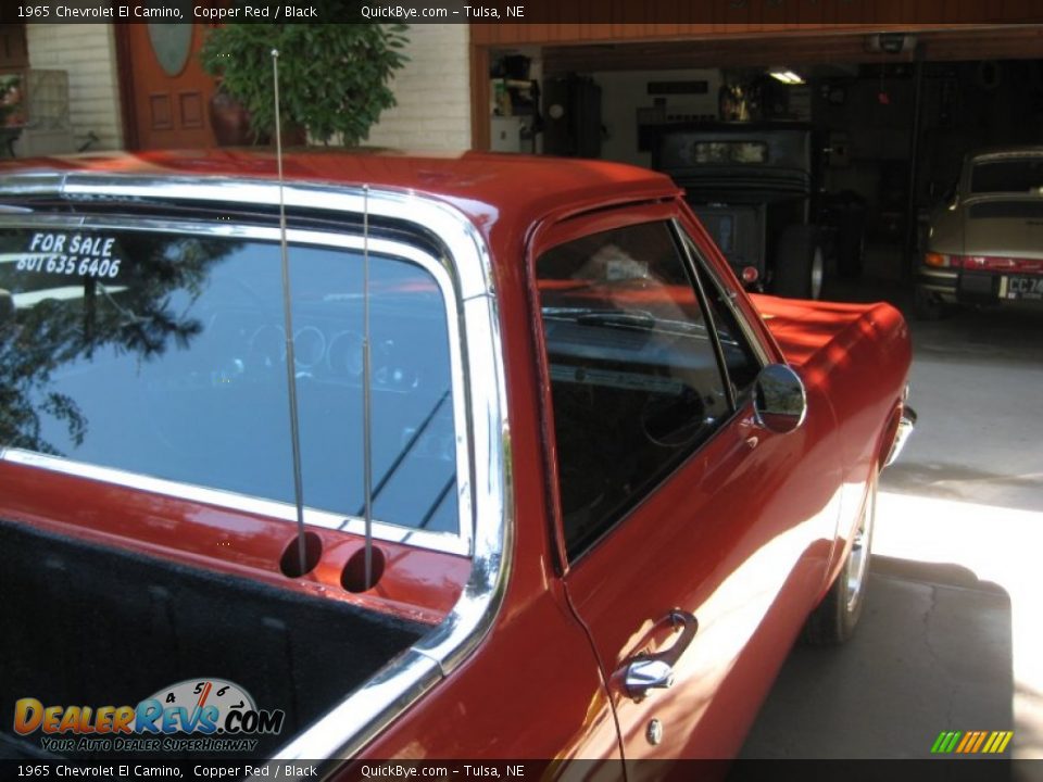 1965 Chevrolet El Camino Copper Red / Black Photo #14