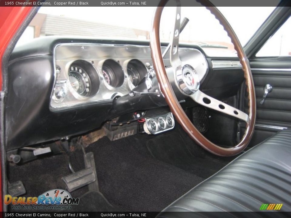 1965 Chevrolet El Camino Copper Red / Black Photo #16