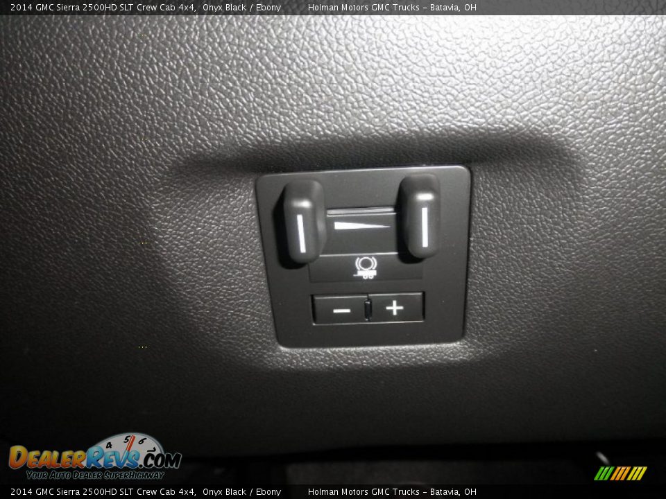 2014 GMC Sierra 2500HD SLT Crew Cab 4x4 Onyx Black / Ebony Photo #18