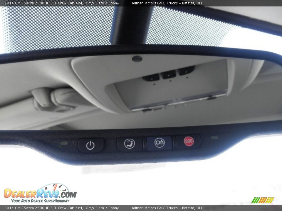 2014 GMC Sierra 2500HD SLT Crew Cab 4x4 Onyx Black / Ebony Photo #19