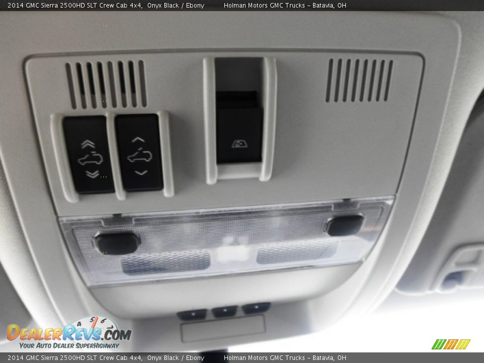 2014 GMC Sierra 2500HD SLT Crew Cab 4x4 Onyx Black / Ebony Photo #20