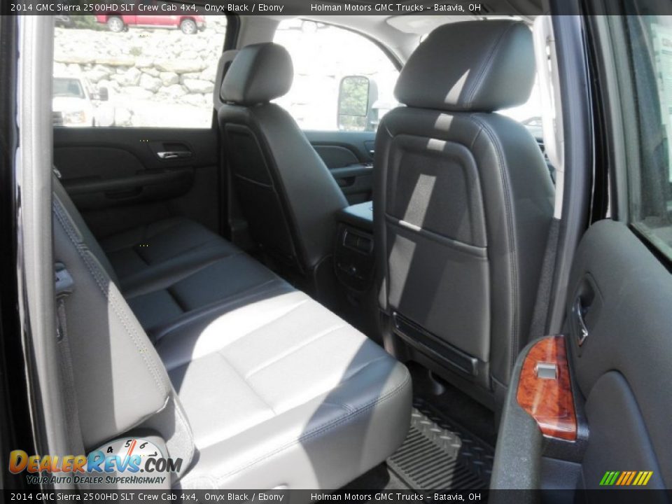 2014 GMC Sierra 2500HD SLT Crew Cab 4x4 Onyx Black / Ebony Photo #27