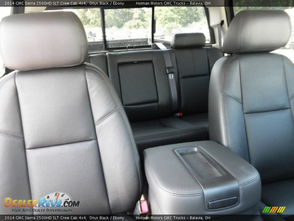2014 GMC Sierra 2500HD SLT Crew Cab 4x4 Onyx Black / Ebony Photo #29