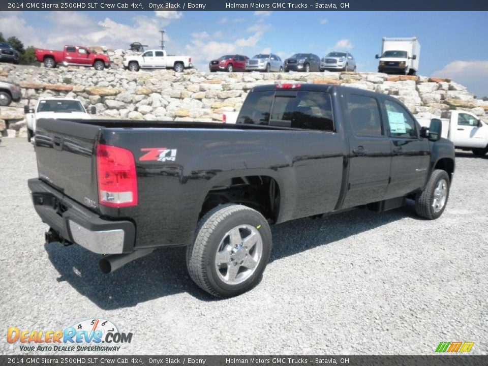 Onyx Black 2014 GMC Sierra 2500HD SLT Crew Cab 4x4 Photo #31