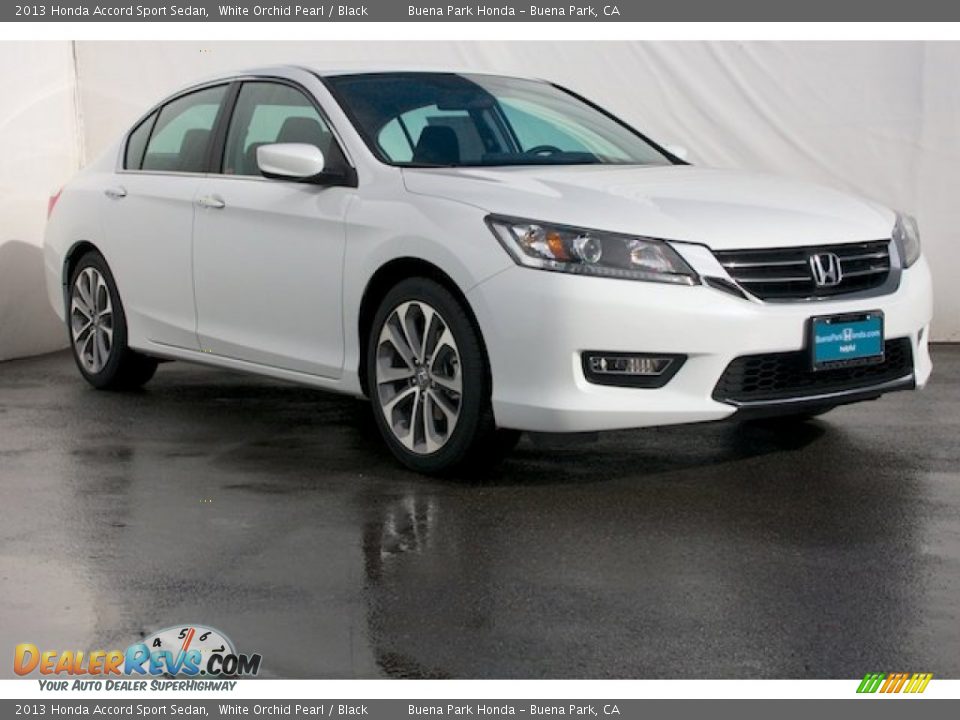 2013 Honda Accord Sport Sedan White Orchid Pearl / Black Photo #1