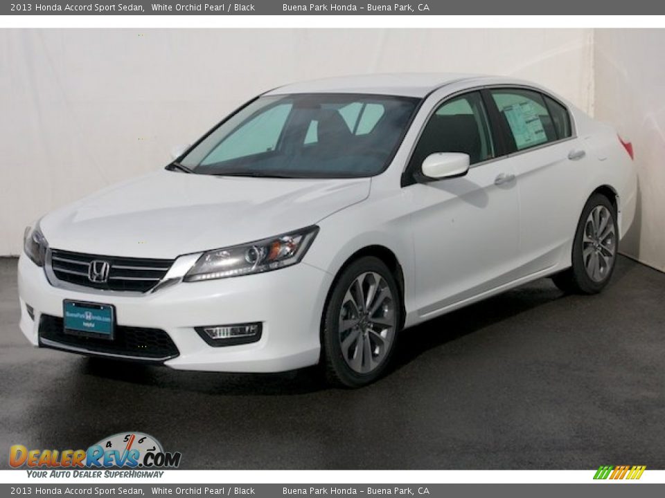 2013 Honda Accord Sport Sedan White Orchid Pearl / Black Photo #3