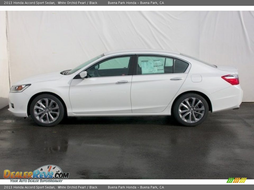 2013 Honda Accord Sport Sedan White Orchid Pearl / Black Photo #4