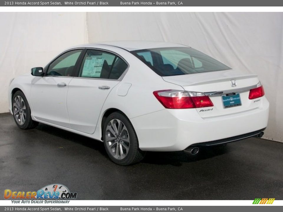 2013 Honda Accord Sport Sedan White Orchid Pearl / Black Photo #5