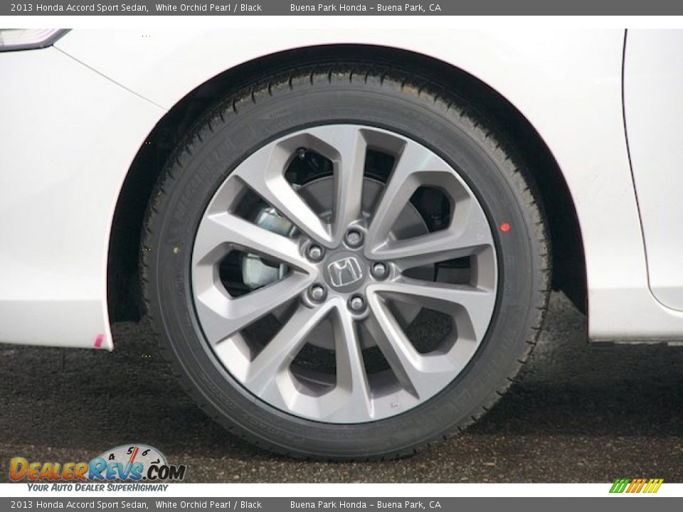 2013 Honda Accord Sport Sedan White Orchid Pearl / Black Photo #7