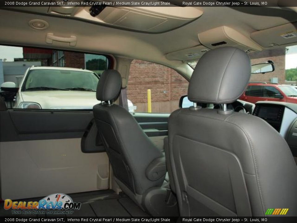 2008 Dodge Grand Caravan SXT Inferno Red Crystal Pearl / Medium Slate Gray/Light Shale Photo #8