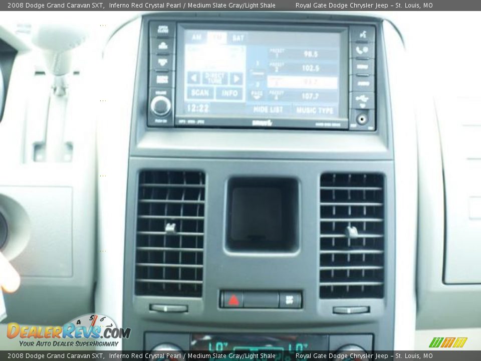 2008 Dodge Grand Caravan SXT Inferno Red Crystal Pearl / Medium Slate Gray/Light Shale Photo #11