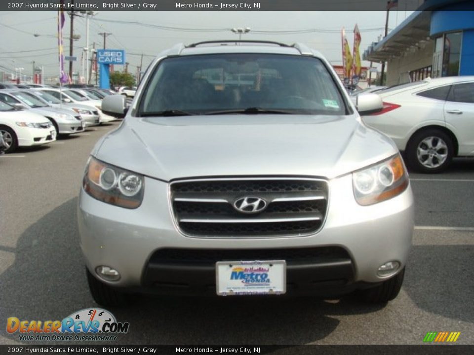 2007 Hyundai Santa Fe Limited Bright Silver / Gray Photo #2