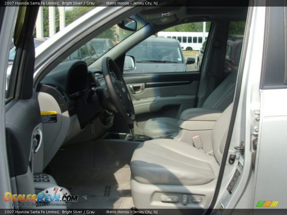 2007 Hyundai Santa Fe Limited Bright Silver / Gray Photo #8