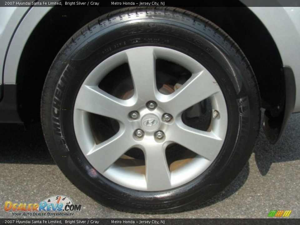 2007 Hyundai Santa Fe Limited Bright Silver / Gray Photo #15