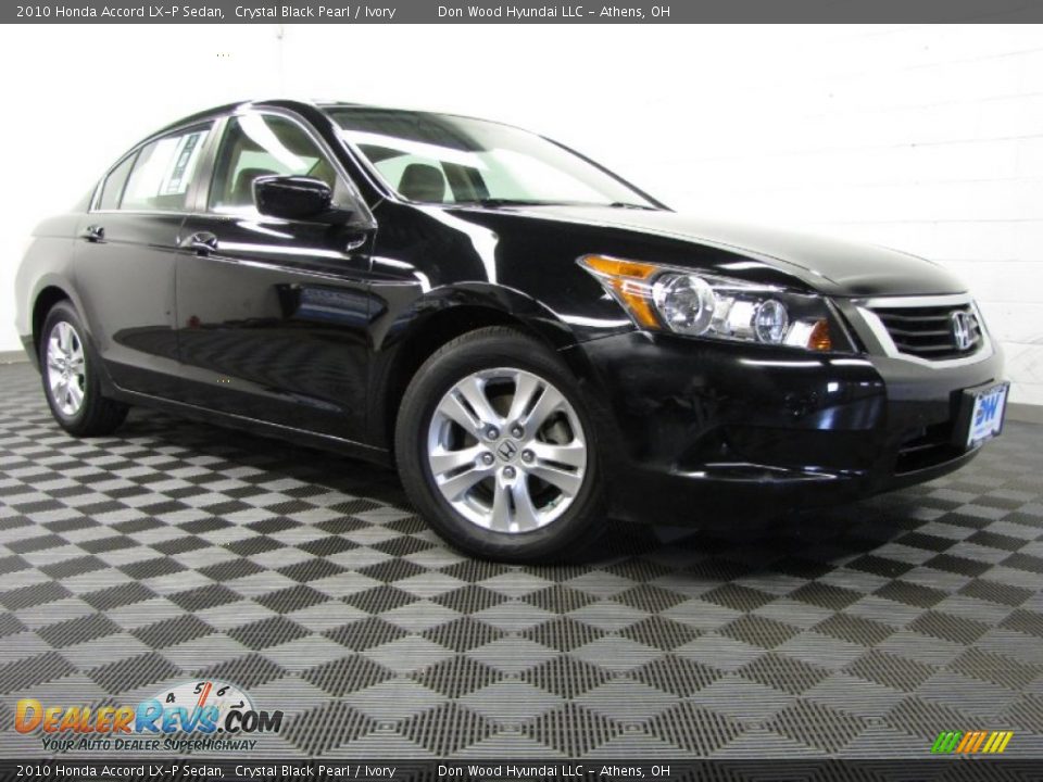 2010 Honda Accord LX-P Sedan Crystal Black Pearl / Ivory Photo #1