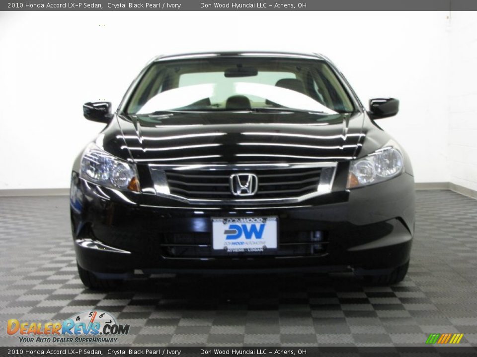 2010 Honda Accord LX-P Sedan Crystal Black Pearl / Ivory Photo #2