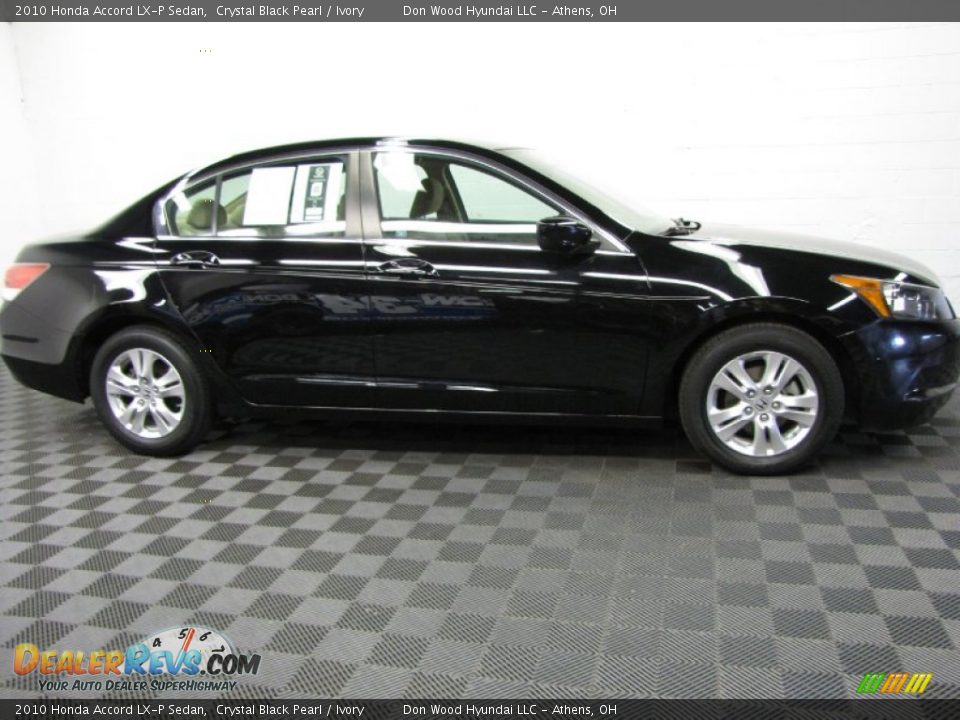 2010 Honda Accord LX-P Sedan Crystal Black Pearl / Ivory Photo #3