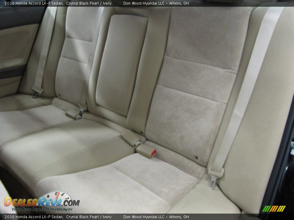 2010 Honda Accord LX-P Sedan Crystal Black Pearl / Ivory Photo #7