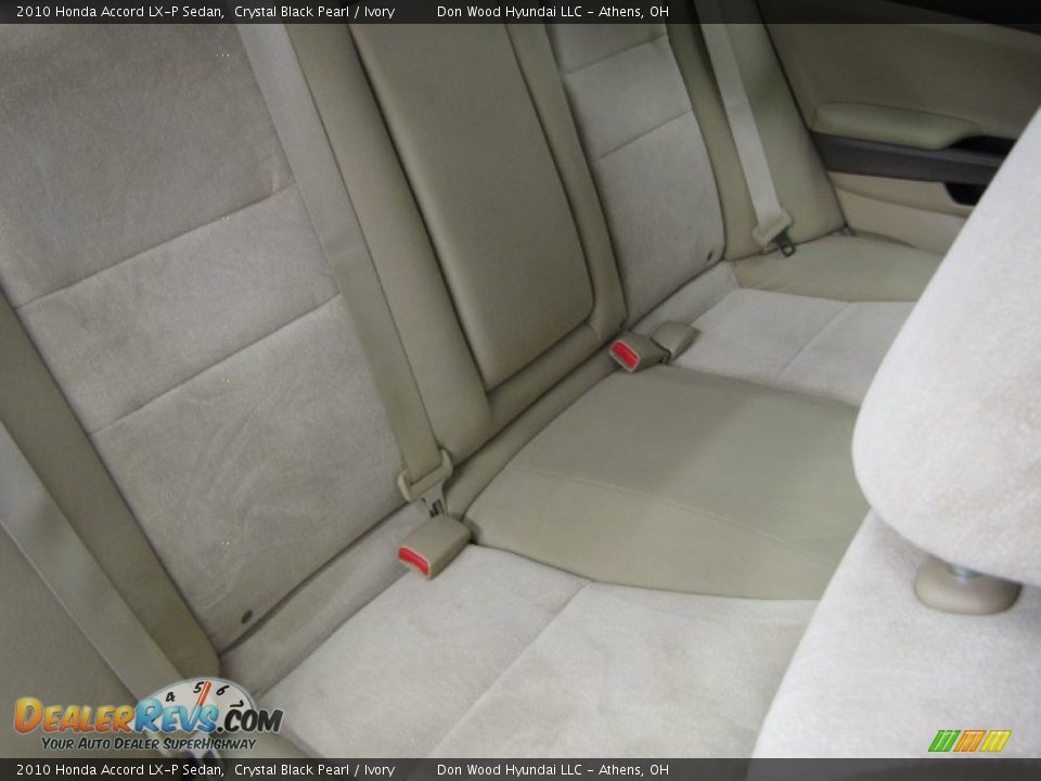 2010 Honda Accord LX-P Sedan Crystal Black Pearl / Ivory Photo #8