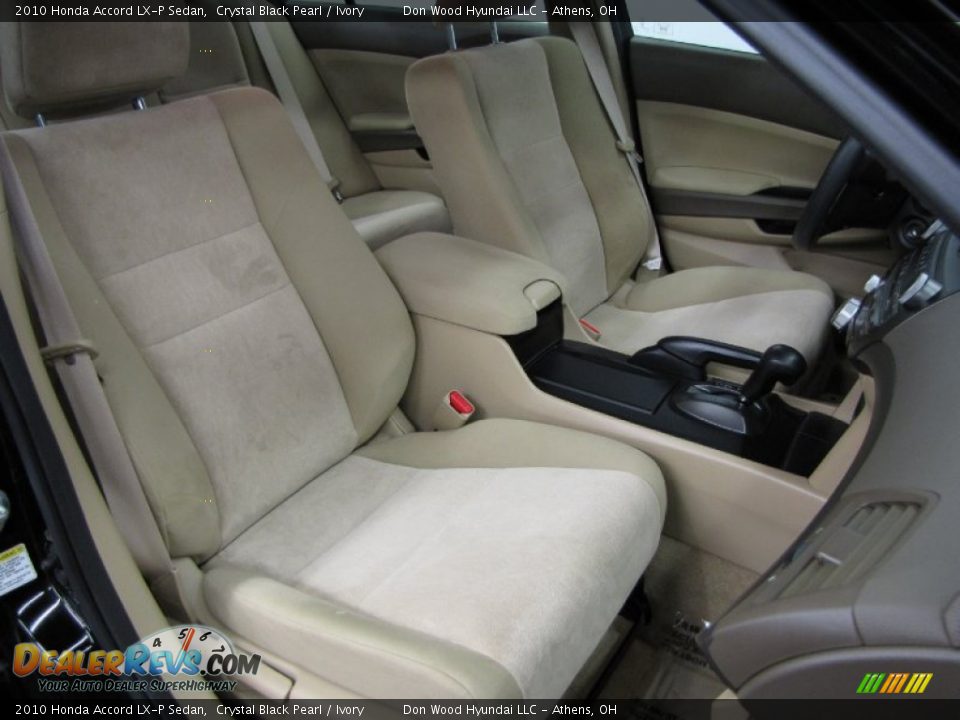 2010 Honda Accord LX-P Sedan Crystal Black Pearl / Ivory Photo #9